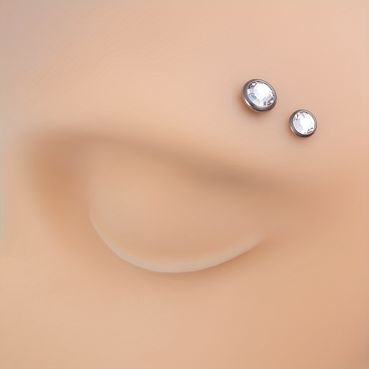 G23 Titanium Dermal Piercings with Synthetic Zirconia